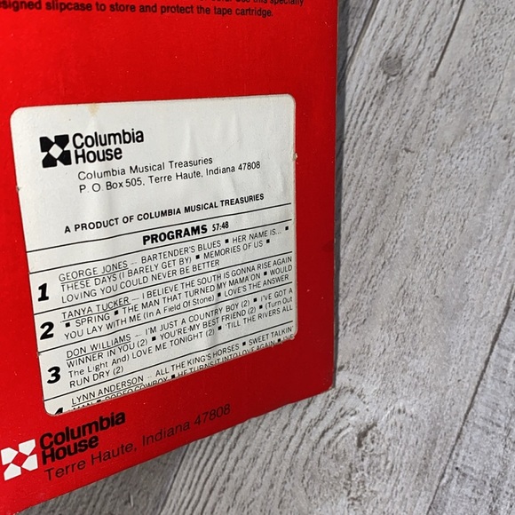COLUMBIA HOUSE Country Music all stars 8 Track music tape vintage - Picture 4 of 4